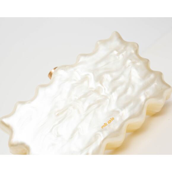 Cult Gaia Paloma Clutch in Ivory - Picture 10 of 12